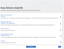 Tablet Screenshot of kisadonemaskerlik.com